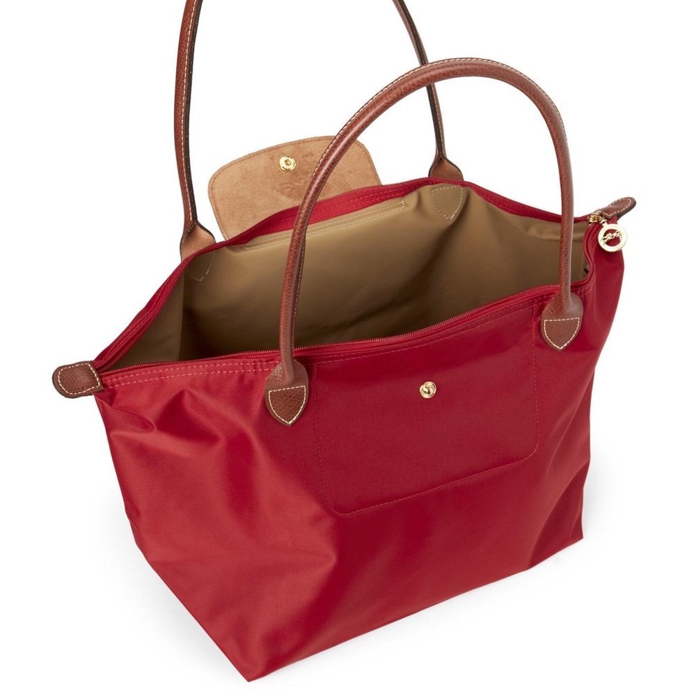 Red Longchamp Le Pilage Large